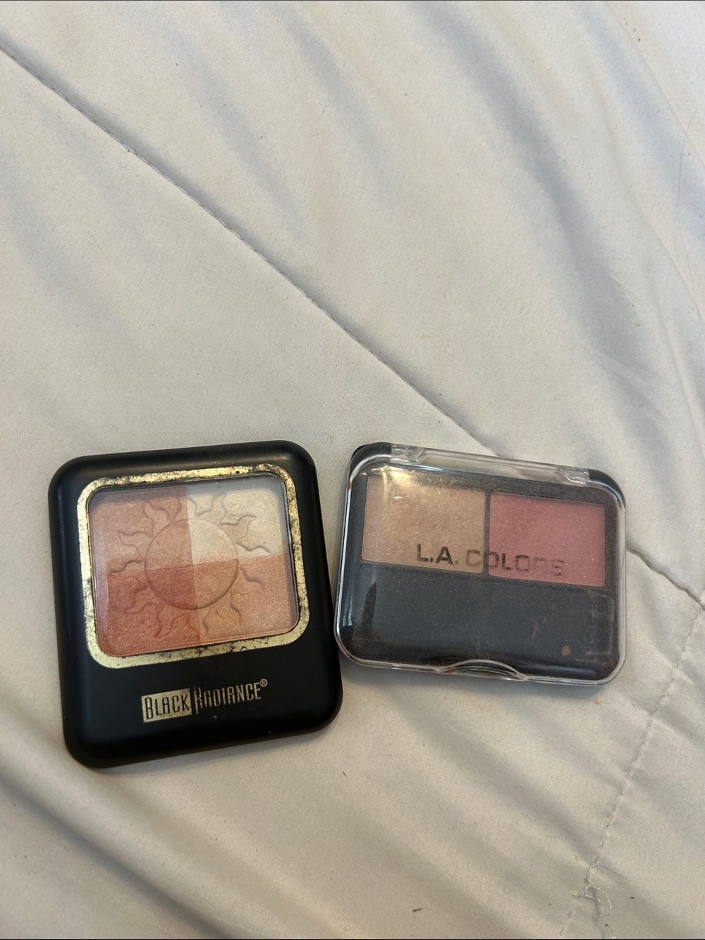 Black Radiance & L.A. Colors Blush Duo - Peach & Pink